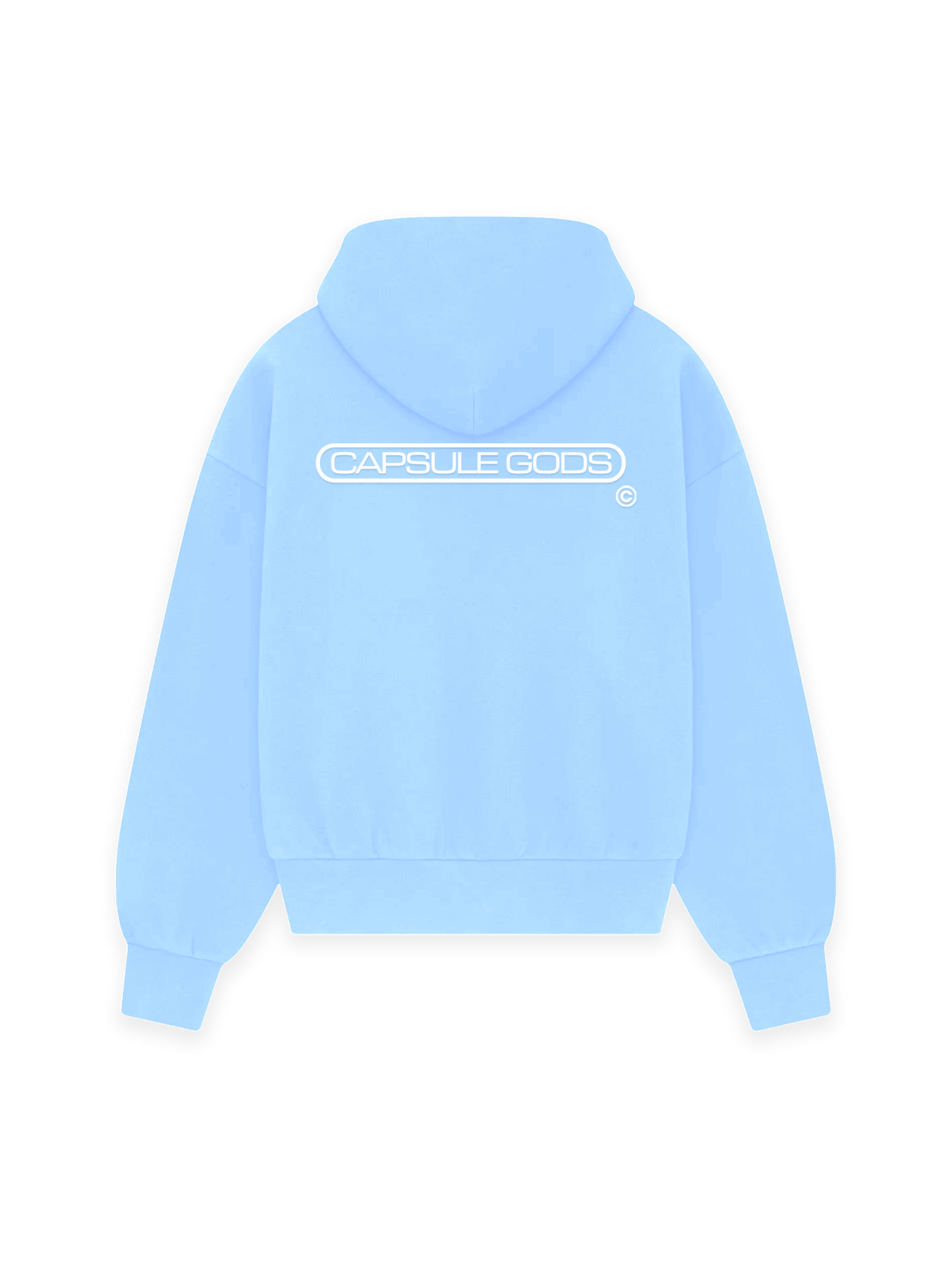 Spoiled Baby Hoodie - BabyBlue/White - capsulegodsshop