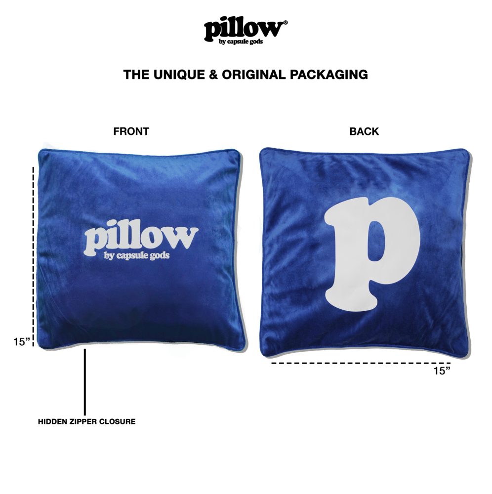 "Pillow Snow" White-Royal Blue Track Set + Blue Pillow Case - capsulegodsshop