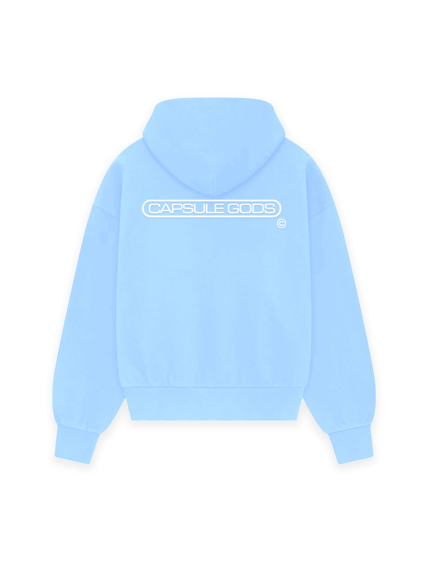 Spoiled Baby Hoodie - BabyBlue/White - capsulegodsshop