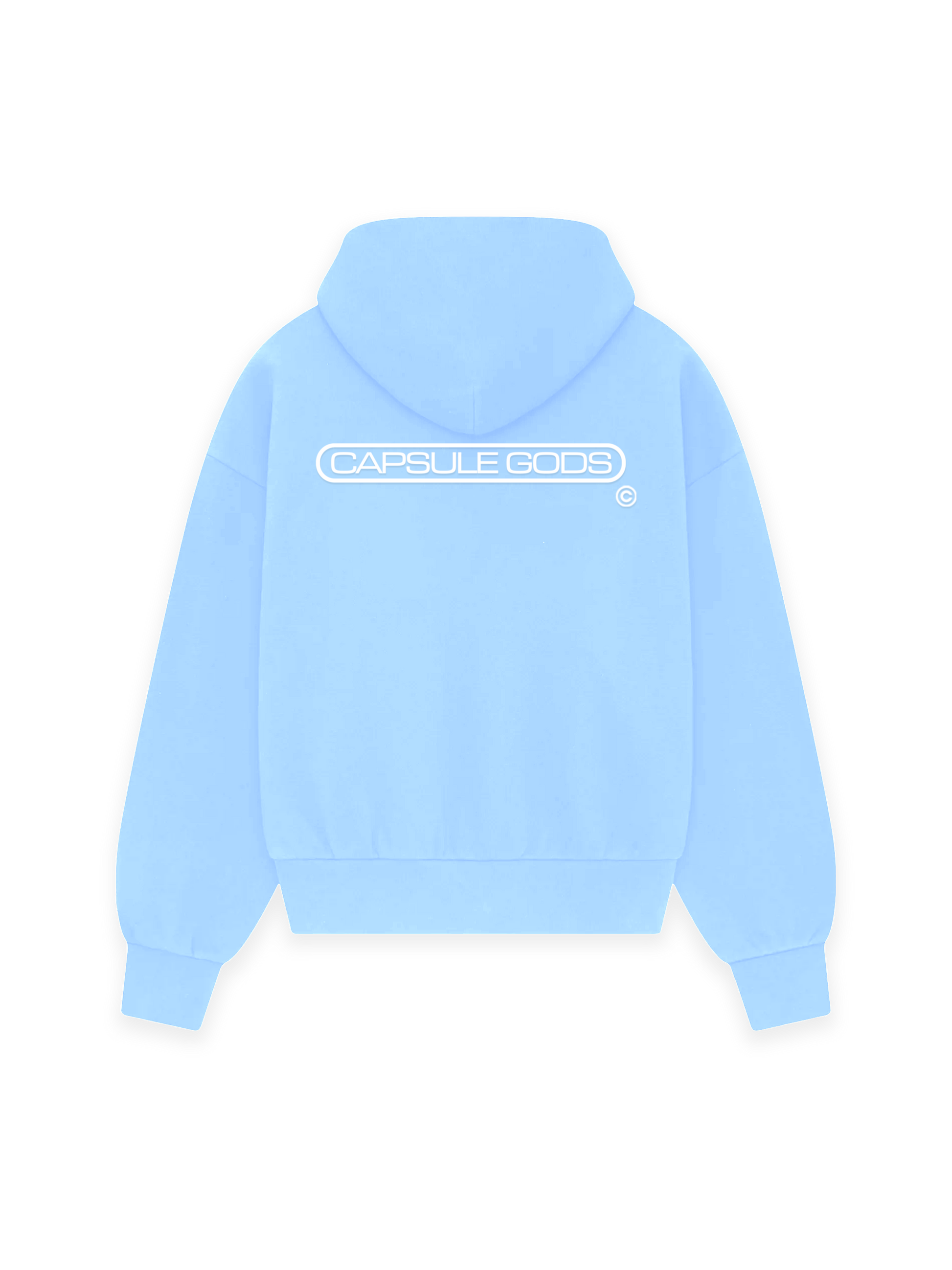 Spoiled Baby Hoodie - BabyBlue/White - capsulegodsshop