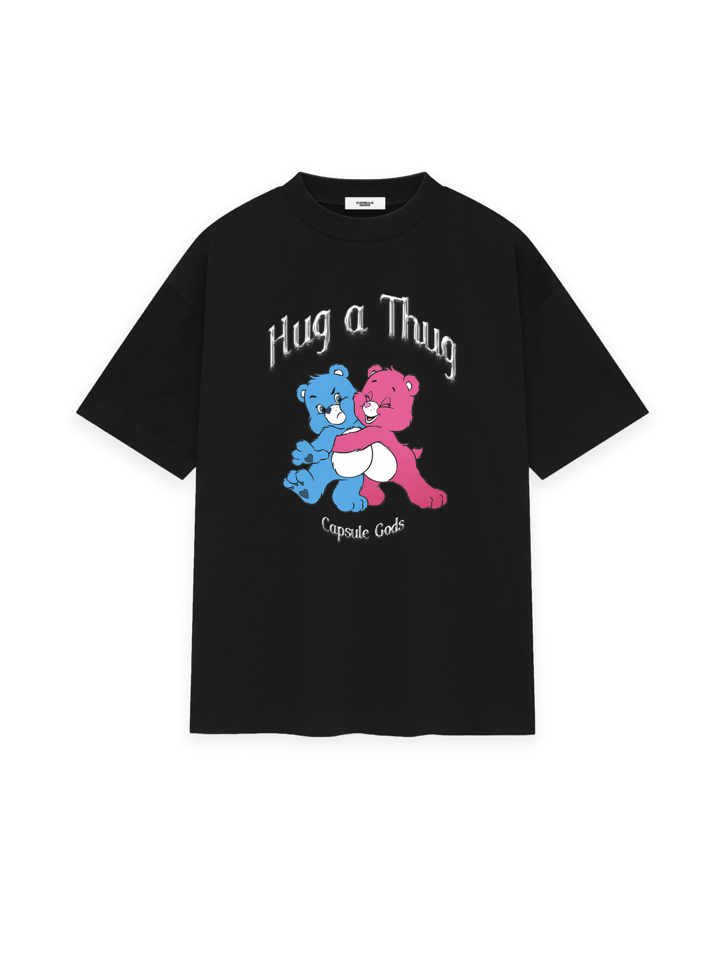Hug a Thug - Black - capsulegodsshop