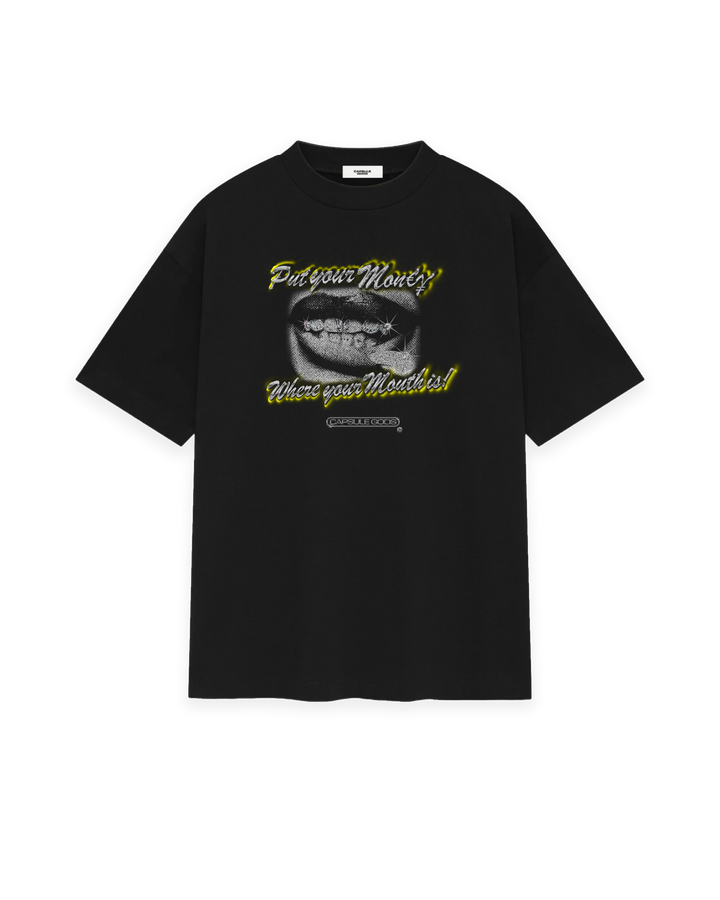 Iced mouth - Black - capsulegodsshop
