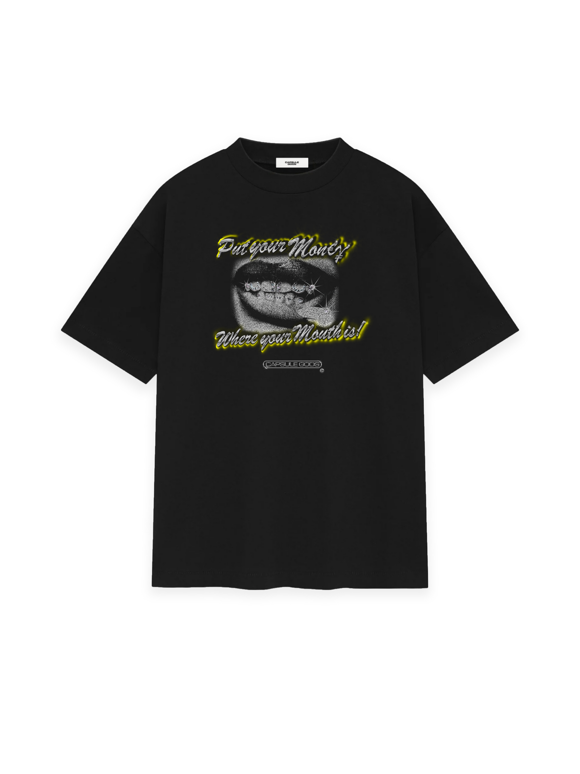 Iced mouth - Black - capsulegodsshop