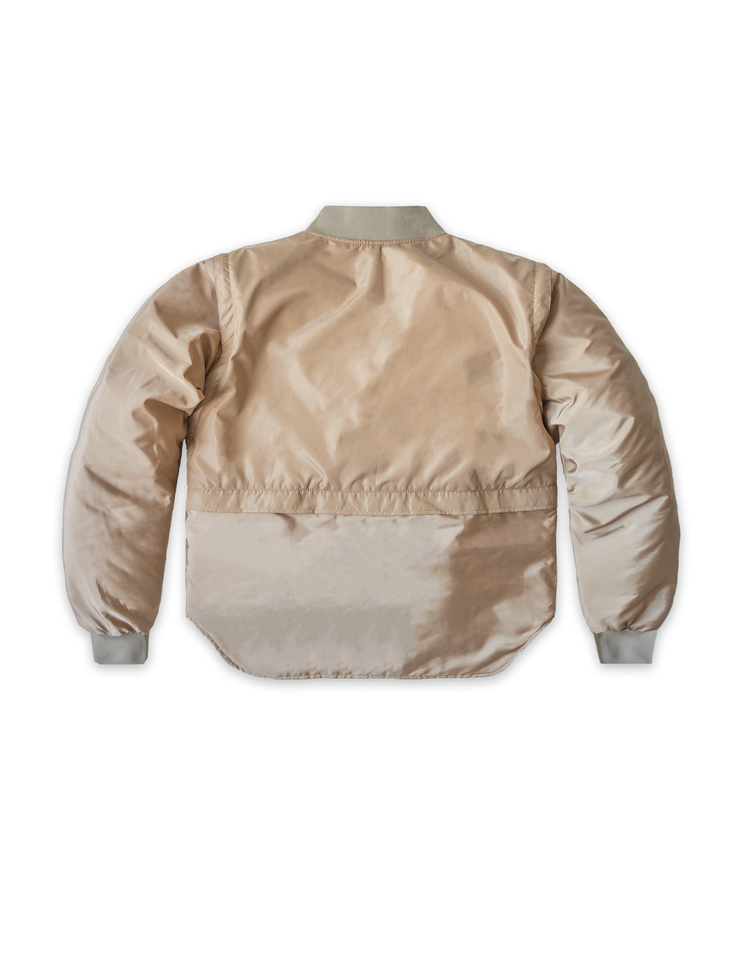 Silicon convertible Bomber Jacket - Nude - capsulegodsshop