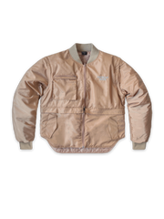Silicon convertible Bomber Jacket - Nude - capsulegodsshop