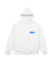 "Pillow Snow" White-Royal Blue HOODY - capsulegodsshop