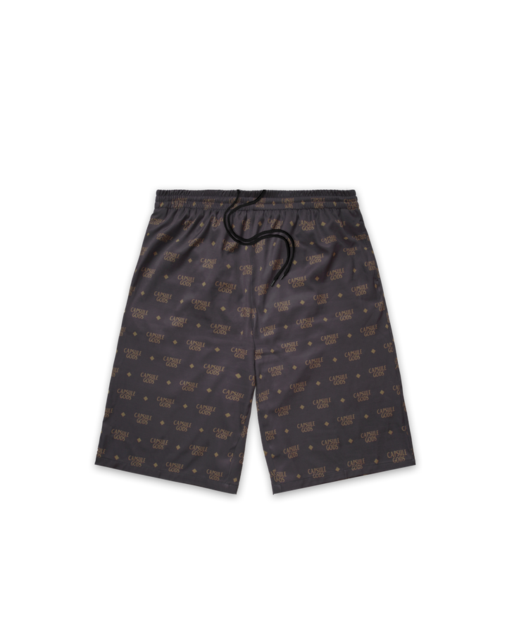 Brown/Beige Capsule Gods Signature Short - capsulegodsshop