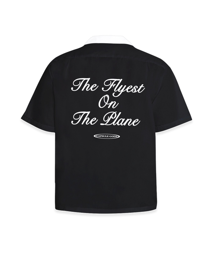 The Pilot Shirt - Black - capsulegodsshop