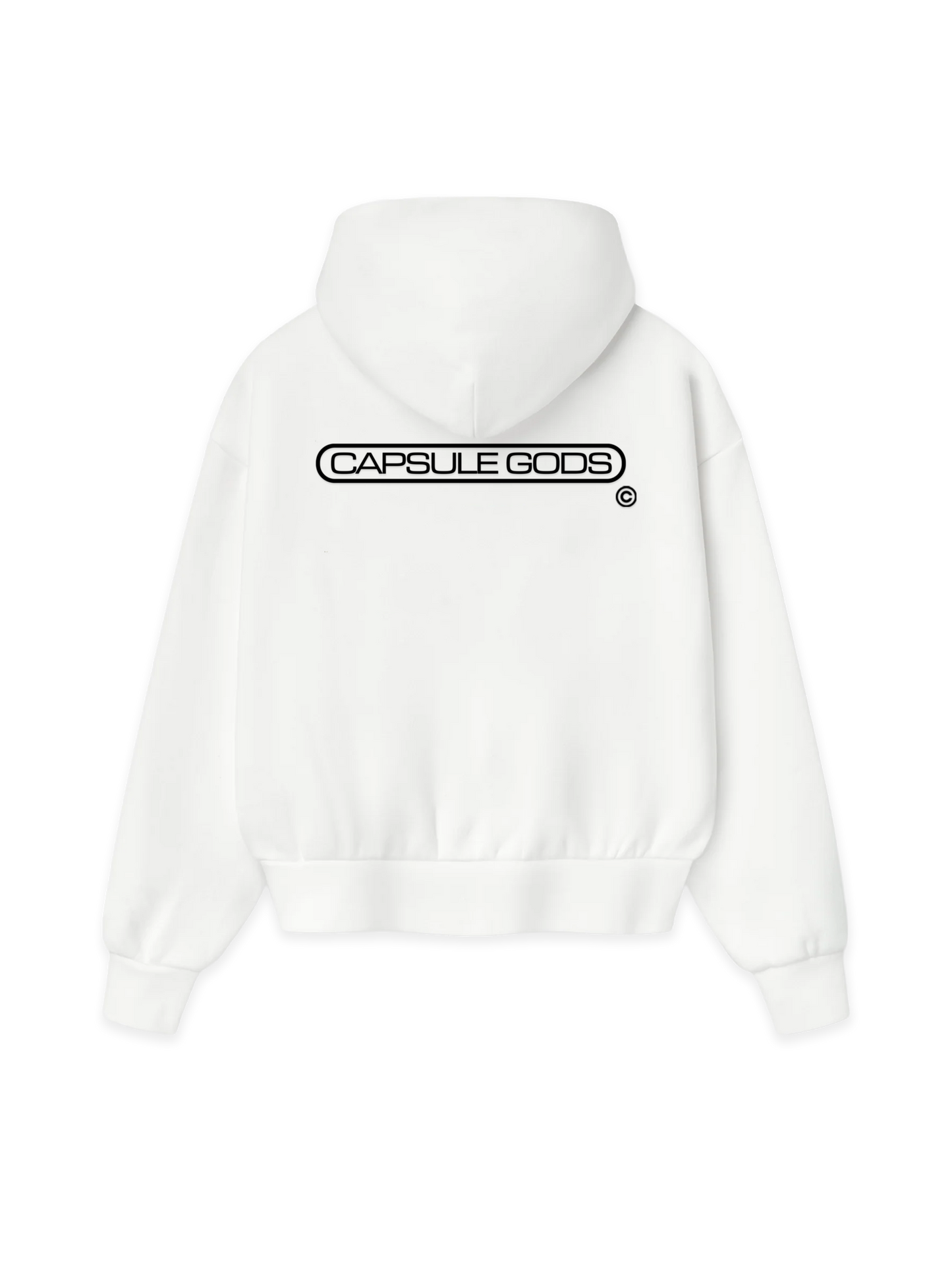 Quality Time Hoodie - White - capsulegodsshop