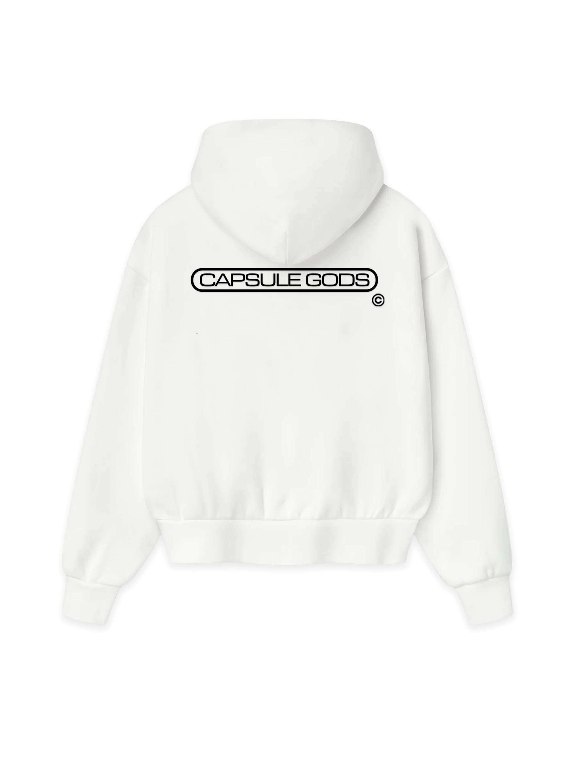 Quality Time Hoodie - White - capsulegodsshop