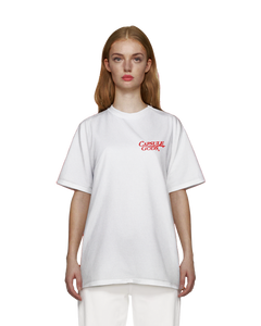 "Bondi to Coogee" White/Red Tee-Shirt - capsulegodsshop