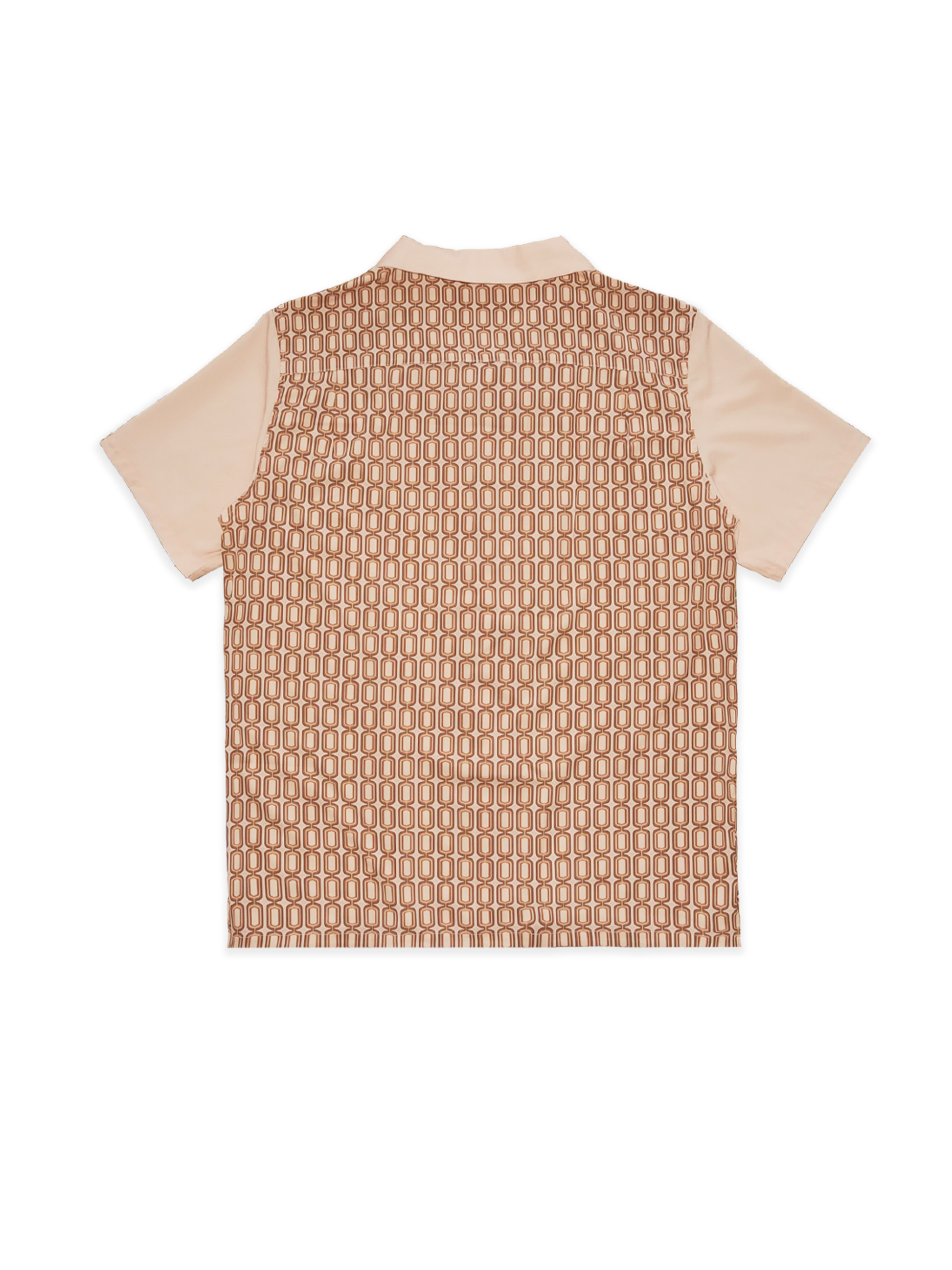 "DAVIS 1972" Shirt NUDE/BROWN - capsulegodsshop