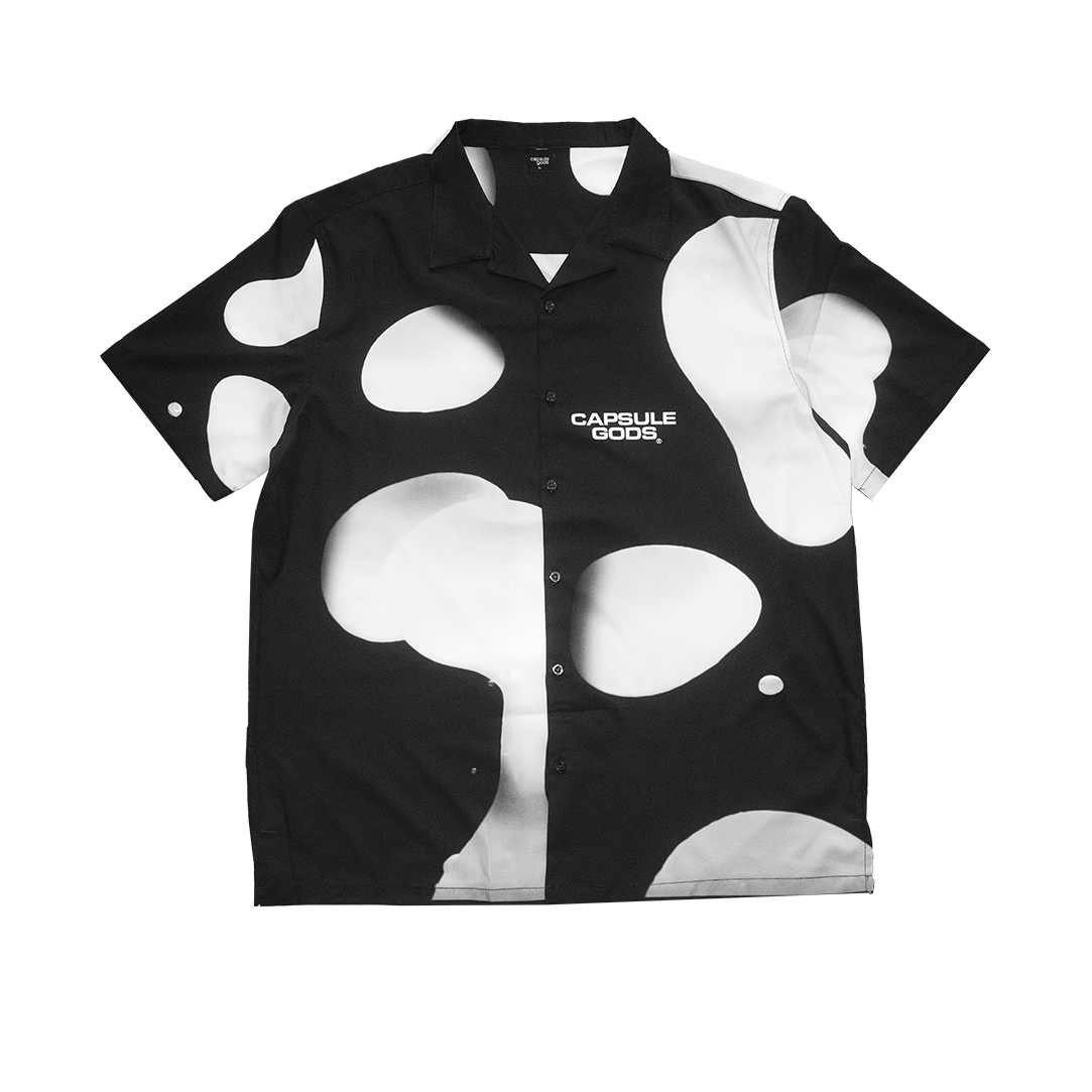 "Lava" Shirt Black/White - capsulegodsshop