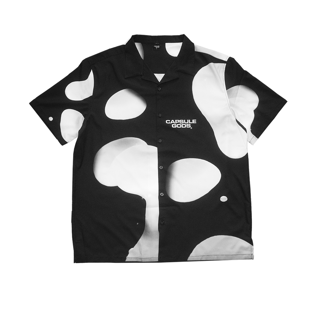 "Lava" Shirt Black/White - capsulegodsshop