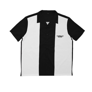 Rockabilly Black-White Bowling Shirt - capsulegodsshop