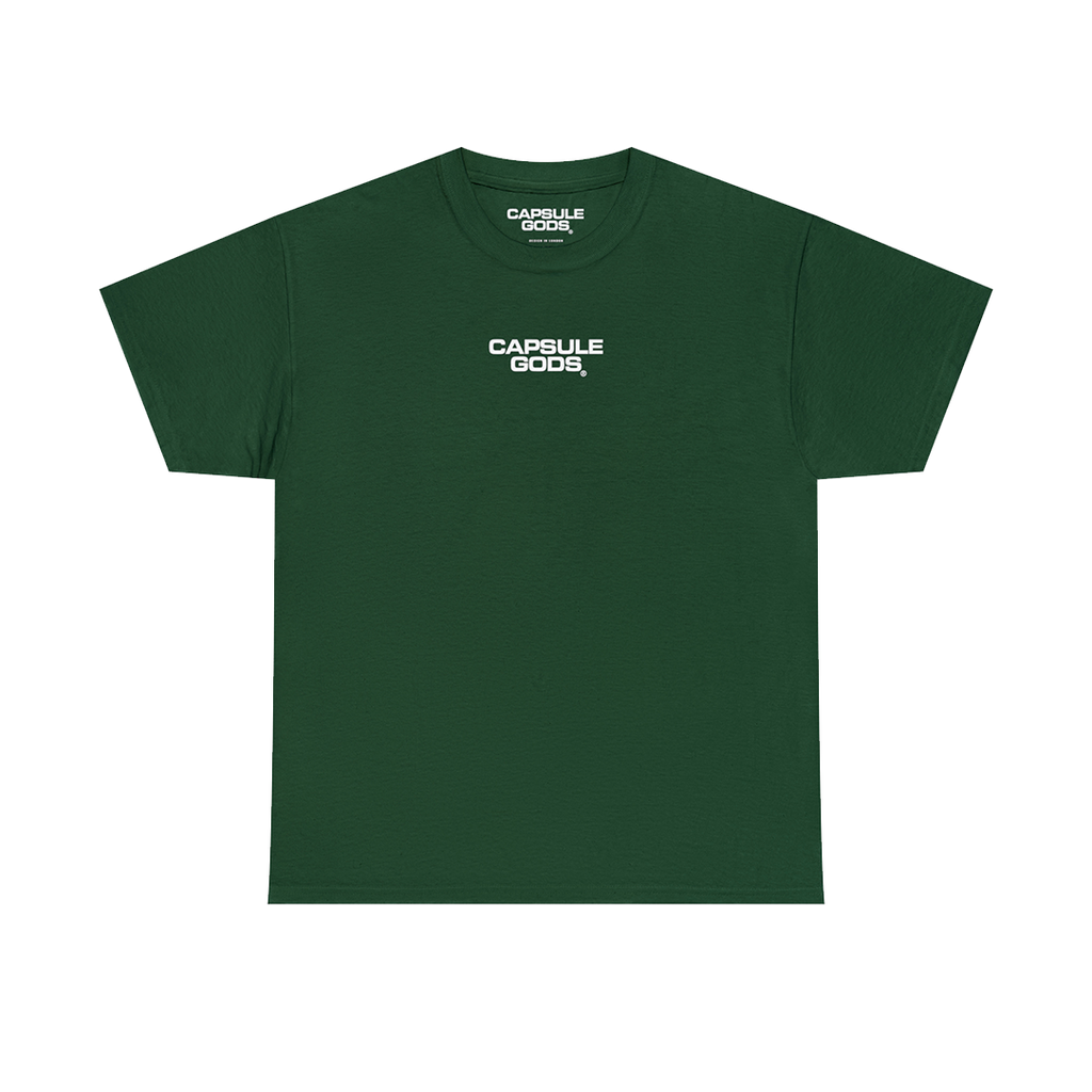 Design School Student "Capsule Gods Signature" Green Forest Tee-Shirt - capsulegodsshop