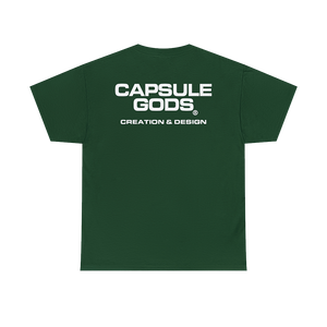 Design School Student "Capsule Gods Signature" Green Forest Tee-Shirt - capsulegodsshop
