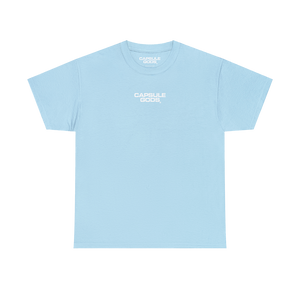 Design School Student "Capsule Gods Signature" Baby Blue Tee-Shirt - capsulegodsshop