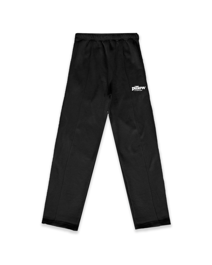 "Pillow Fight" Black-White SWEATPANTS - capsulegodsshop