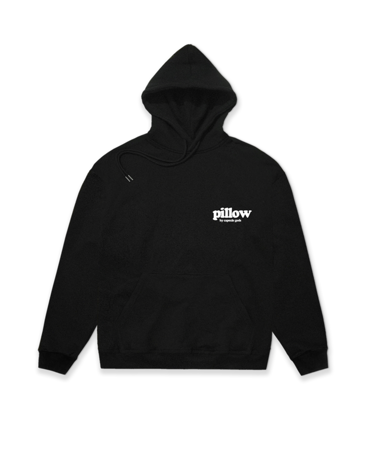 "Pillow Fight" Black-White Hoody - capsulegodsshop