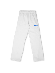 "Pillow Snow" White-Royal Blue SWEATPANTS - capsulegodsshop