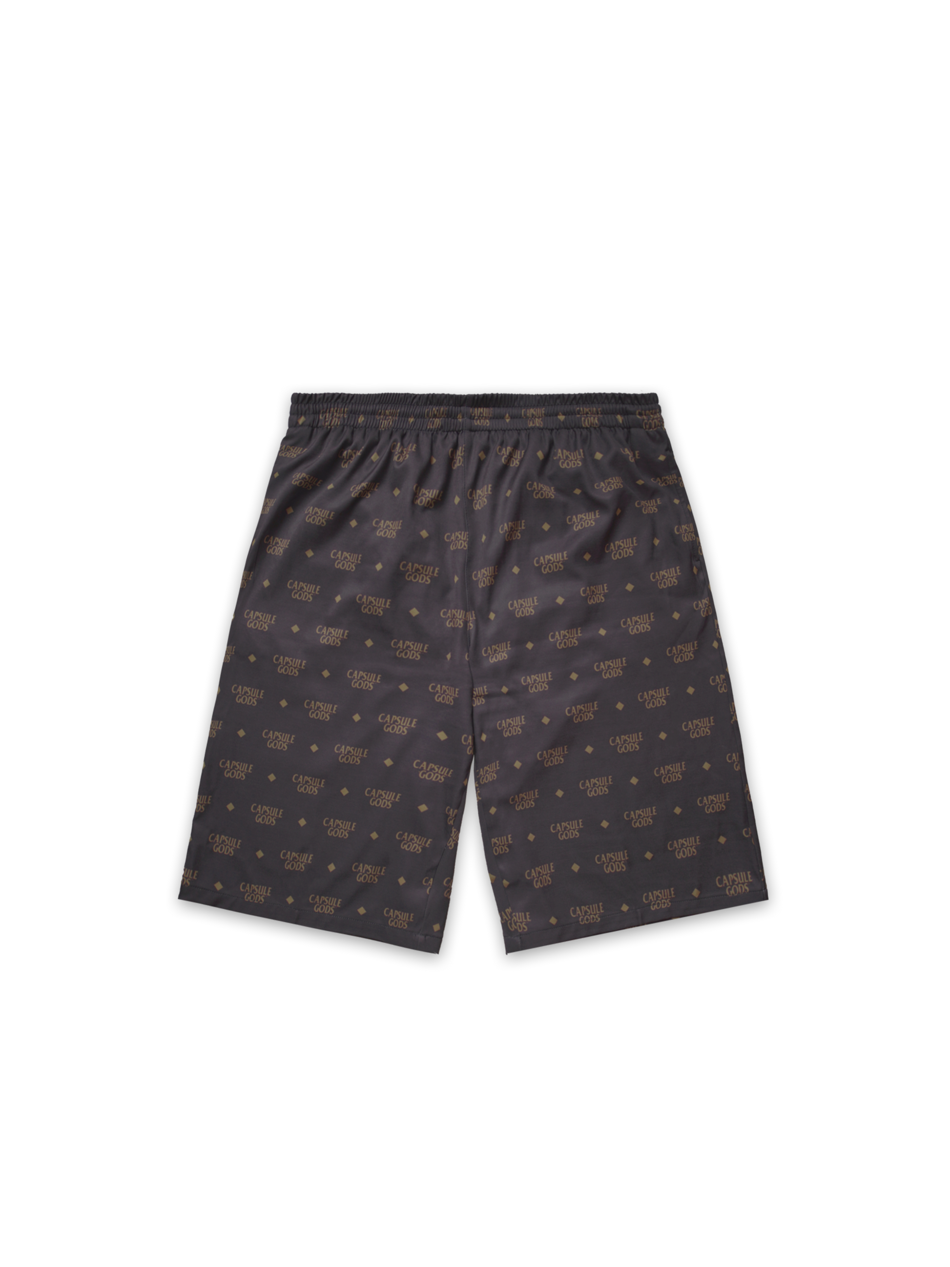 Brown/Beige Capsule Gods Signature Short - capsulegodsshop