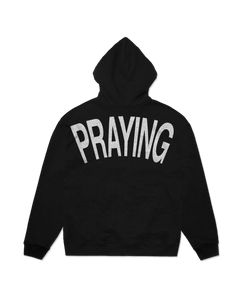 PRAYING ANGEL VIRGIL Black Hoodie - capsulegodsshop