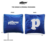 "Pillow Snow" White-Royal Blue Track Set + Blue Pillow Case - capsulegodsshop