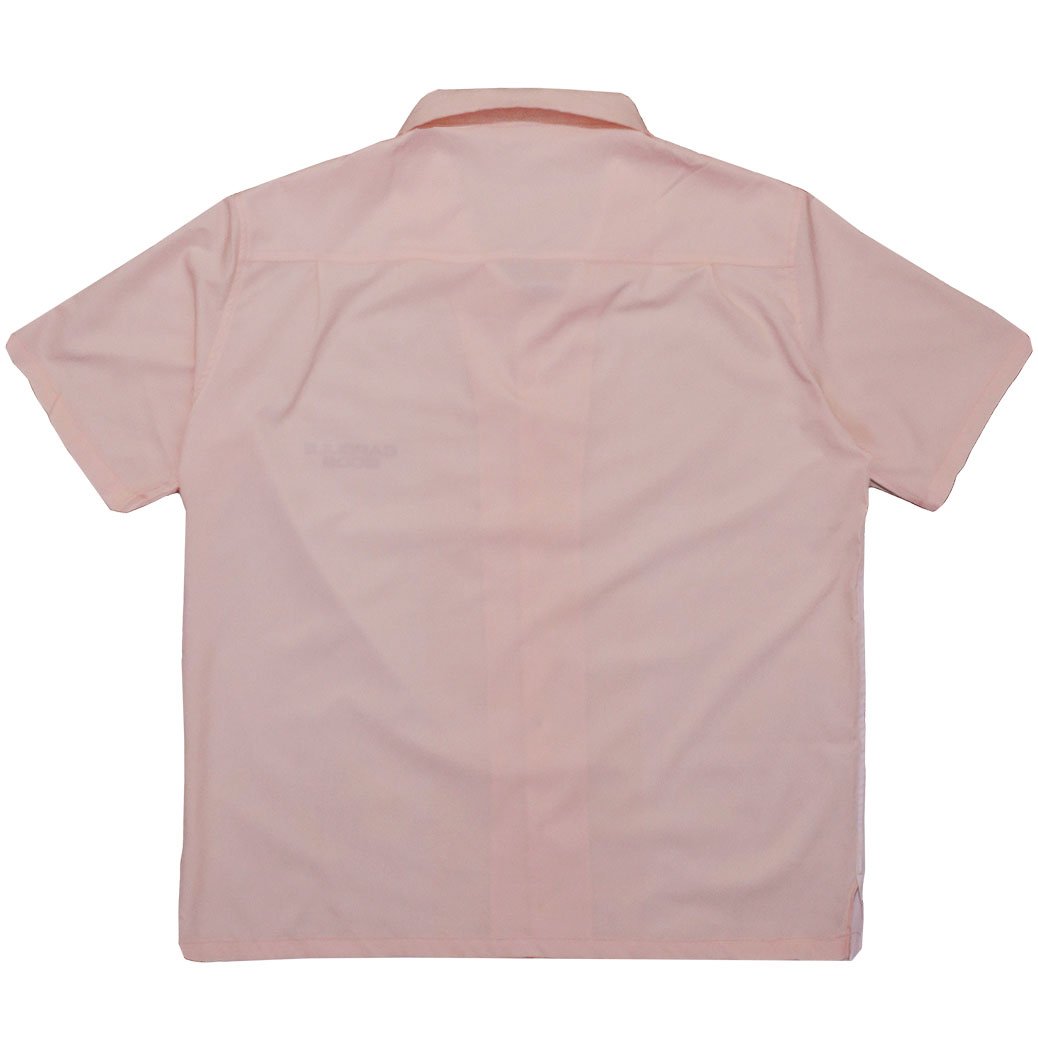 Rockabilly Light Pink-White Bowling Shirt - capsulegodsshop