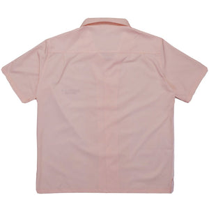 Rockabilly Light Pink-White Bowling Shirt - capsulegodsshop