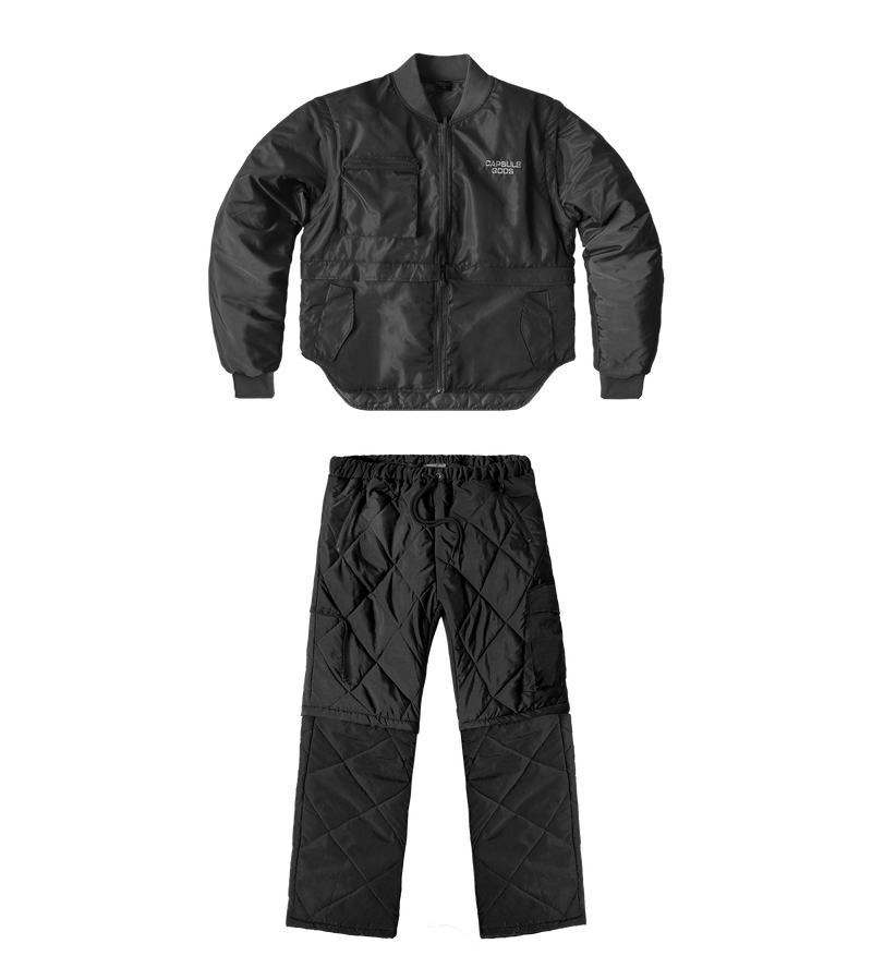 Carbone convertible set - Black
